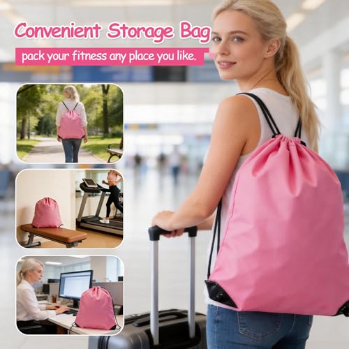 Pilates Kit for Home Workouts, Pilates Workout Sets for Women | Pilates Kit with Pilates Ring&Ball, Grip Socks, 10-50 LB Resistance Band, Portable Cooling Towel, Carage bag, Workout Guide