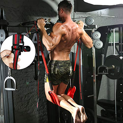 SYNTECSO Pull Up Assistance Bands, Heavy-Duty Pull Up Resistance Bands - color: 330 Lbs Resistance PU Pedal
