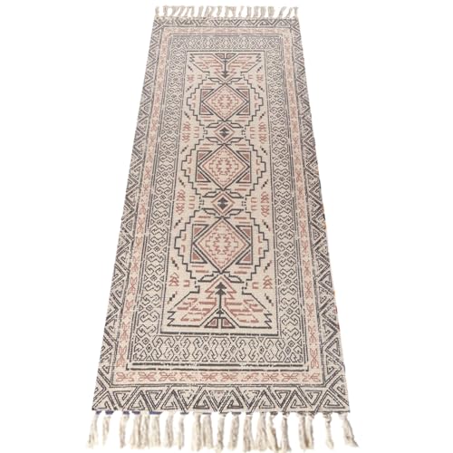 Cifupy Handmade Organic Yoga Mat made with Organic Cotton Yoga Mat - Non Slip Hand-Woven Foldable Yoga Rug Provides Excellent Comfort, Traction & Support for Indoor & Outdoor Use - 24 x 72 Inches - color: 100% Organic - TaBiXi