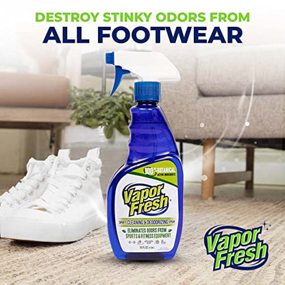 Vapor Fresh Sports Gear Cleaner and Deodorizer Spray, 16oz (12 Pack) - size: 16 Fl Oz (Pack of 12)