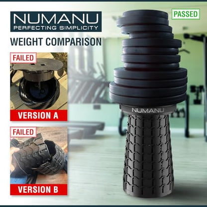 NUMANU XXL Round Collapsible Stool, 3-in-1 Cushion + Bag, 1000 lb Max Cap. - size: XXL Round (Stool & 3IN1 Carry Bag)