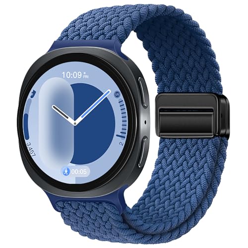 Magnetic Band for Samsung Galaxy Watch 9 8 40mm 44mm/Watch 8 Classic 46mm - color: Atlantic Blue, size: for Galaxy Watch 8 9 40/44/46mm