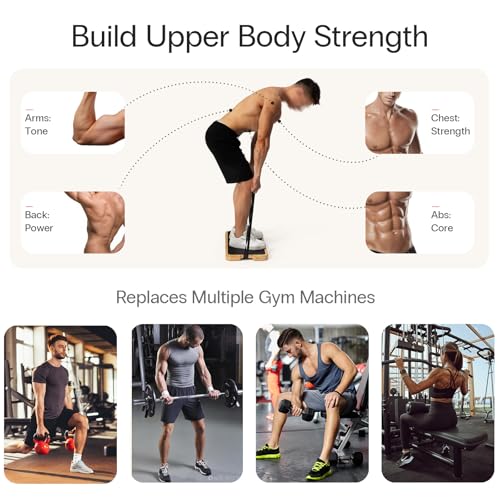 StrongTek Wooden Slant Board & Resistance Training Board Set – Adjustable Incline Stretch Board + Bamboo Exercise Platform for Strength, Rehab & Full-Body Workouts