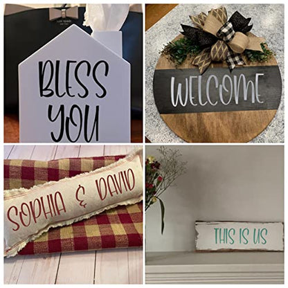 12 Inch Alphabet Letter Stencils for Painting - 42 Pack Letter and Number Stencil Templates with Signs for Painting on Wood, Reusable Letters and Numbers Stencils for Chalkboard Wood Signs & Wall Art - size: 12 Inch
