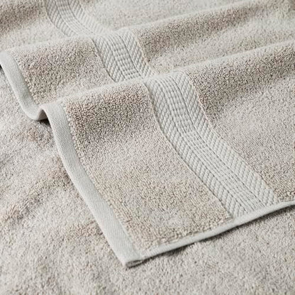 Modern Threads 6-Piece Rayon from Bamboo & Cotton Blend Towel Set - Ultra Soft & Absorbent, Taupe - color: Taupe