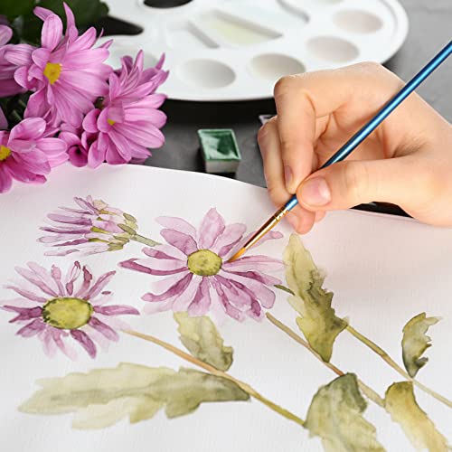 Kisston 10 Sheets Large Watercolor Paper 22 x 30 Inches, 140 Lb/300 GSM Cotton Drawing Paper Texture White Blank Painting Supplies for DIY Craft Activities Student Artists Drawing (Rough) - style: Rough