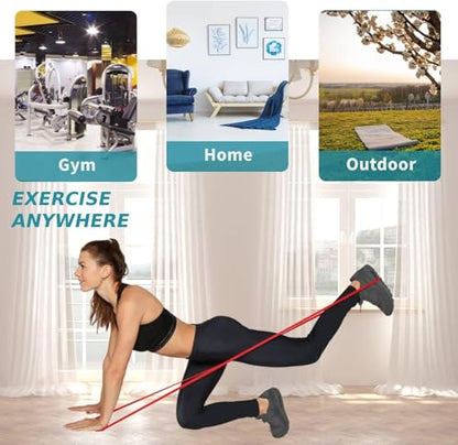 Alllvocles Resistance Band, Pull Up Bands, Pull Up Assistance Bands, Workout Bands, Exercise Bands, Resistance Bands Set for Legs, Working Out, Muscle Training, Physical Therapy, Shape Body, Men Women - color: 0.3-1.3in