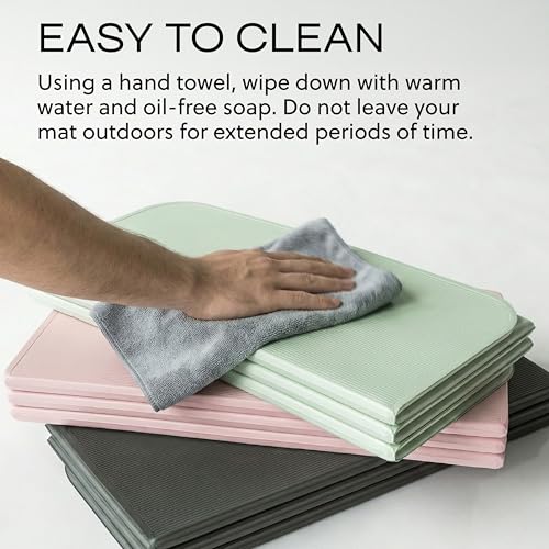 Stakt The Original Foldable Yoga Mat - Non-Slip - color: Seafoam