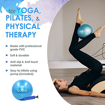 Pilates Ring and Ball Set with 3 Resistance Bands - Pilates Equipment for Home Workout - Magic Circle Pilates Ring 14 Inch to Tone, Sculpt and Strengthen - Fitness Ring for Yoga and Pilates - color: Black