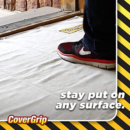 8 oz Canvas Safety Drop Cloth, 5' x 8' - size: 5X8, style: 8 oz