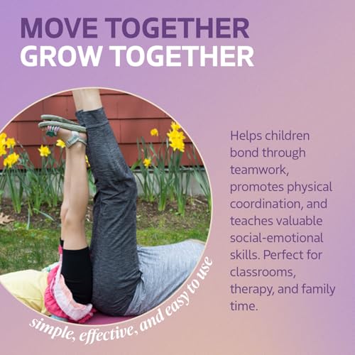 Partner Yoga Poses Cards for Kids & Toddlers, for Classroom, Social Skills Activities, Family Meditation Yoga Cards, PE Games, Mindfulness Tools, Brain Breaks, Breathing Exercise, or Play Therapy