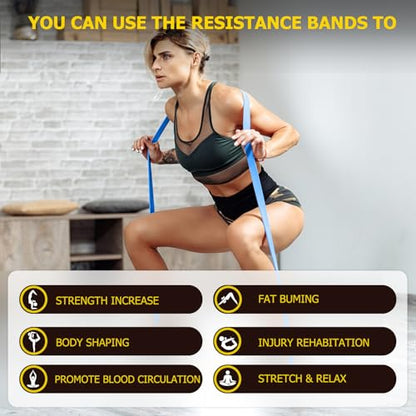 Pull Up Bands, Resistance Bands, Pull Up Assistance Band Exercise Bands for Men & Women Working Out, Body Stretching, Physical Therapy, Muscle Training - color: Green