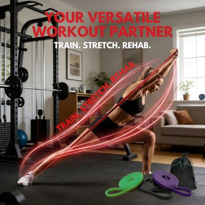 Pull Up Bands, Resistance Bands, Exercise Bands for Full-Body Training