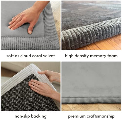 Hakuna Matte CloudSoft Play Mat - Dark Gray 50" x 50" Waterproof - color: Dark Gray, size: 50" x 50"