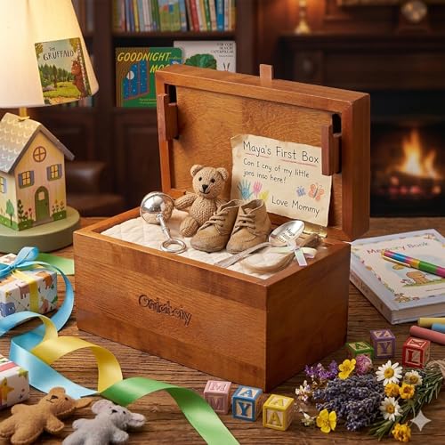 Mystery Box - Onietoiy Wooden Puzzle Box, Prank Puzzles for Adults & Kids