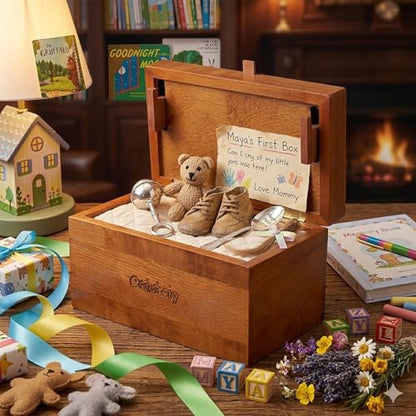 Mystery Box - Onietoiy Wooden Puzzle Box, Prank Puzzles for Adults & Kids