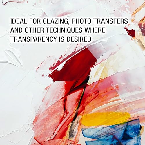 U.S. Art Supply Clear Acrylic Gel Medium Gloss, 200ml - (6.7 Ounce) Tube - Increase Gloss, Viscosity & Transparency for Acrylic Paints - size: 6.76 Fl Oz (Pack of 1)