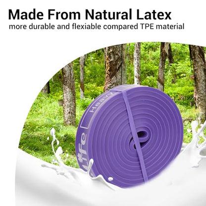 TheFitLife Pull Up Assistance Bands Heavy Duty Resistance Bands for Workout - color: Purple
