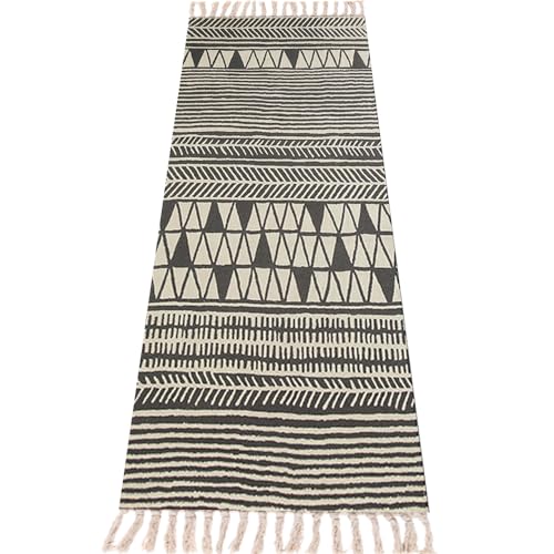 nuveti Cotton Yoga Mat - Absorbent, Grippy Tight Weave, Ashtanga & Hot Yoga Rug, Helps with Slippery Hands & Feet - color: BanMa