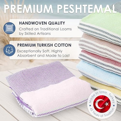 ATANI Turkish Beach Towel, Converts to a Bag, Oversized 100% Cotton Bath Towels Lightweight Quick-Dry Beach Blanket for Travel, Picnic, Camping, Yoga and Pool (Lavender, 71 inc x 39 inc) - color: Lavender, size: 71 inc x 39 inc