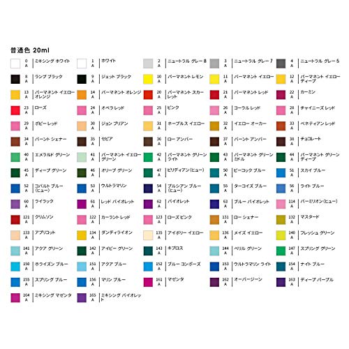 Turner Colour Works Acryl Gouache Artist Acrylic Paint - Single 20 ml Tube - Jet Black - color: Jet Black, size: 0.7 Fl Oz (Pack of 1)