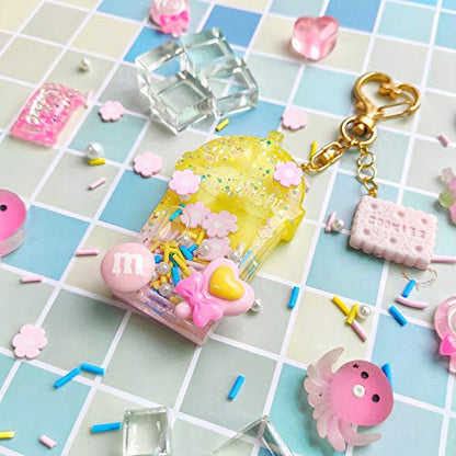 Resin Shaker Molds Set Charms Pendant Jewelry Making Supplies, Drinking Cup, Handheld Game, Chips, Candy 4 Silicone Trays with 5 Seal Films Larger 3inch - color: Charms Pendant Craft 9-Pack