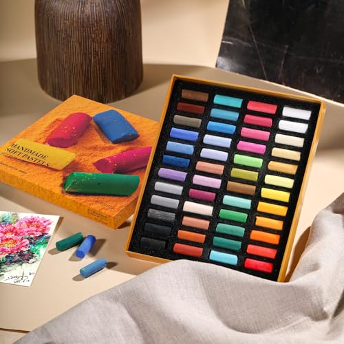 Paul Rubens Soft Pastels, 48 Colors Pastels for Artists and Beginners | Vibrant Colors, Fine Smooth Texture, Easy Blending, Strong Adhesion - style: 48 Colors