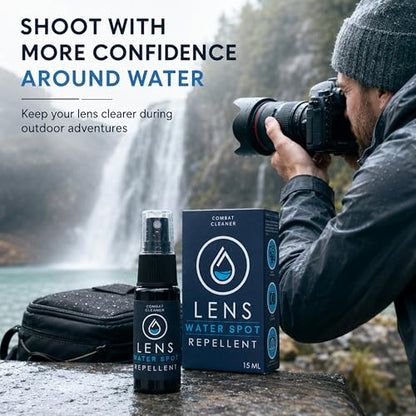 Combat Cleaner Camera Lens Cleaner with Microfiber Cloth, Camera Care Kit