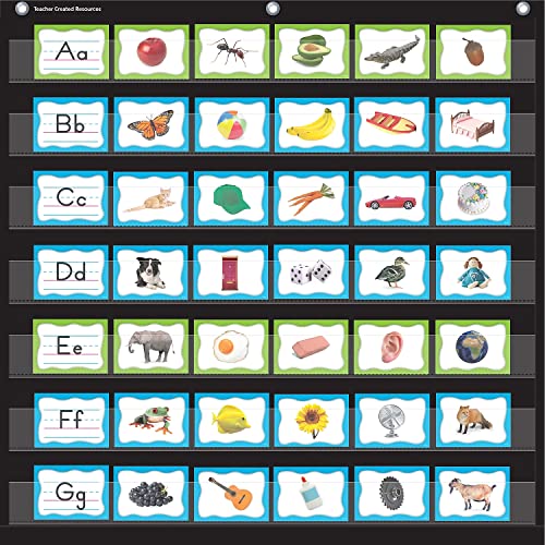 Teacher Created Resources Alphabet Pocket Chart Cards (TCR20852) - style: Alphabet