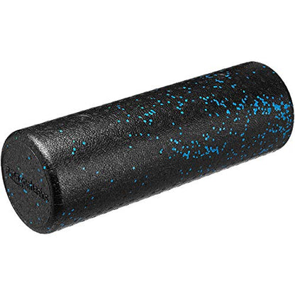 Amazon Basics High Density Foam Roller for Exercise and Recovery, 18 Inches, Blue Speckled - color: Blue Speckled, size: 18-Inch