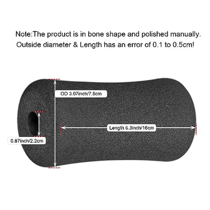 Sponge Foam Foot Pad Roller Pair, Used for Replacing Gym Exercise Equipment, Suitable for 1-inch Rod (Foam 6.3" X 3.07" Od X 0.87" Id) - color: Foam 6.3" X 3.07" Od X 0.87" Id