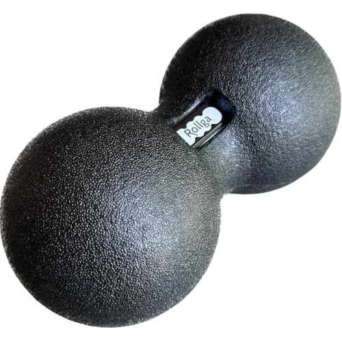 Rollga Peanut - The Better Peanut Ball Roller for Deep Tissue Massage, Mobility, Physical Therapy, Double Lacrosse Ball Massage, Back Pain, Myofascial Release, Muscle Knots, Suboccipital, & Acupoint - size: Large - 12x24cm