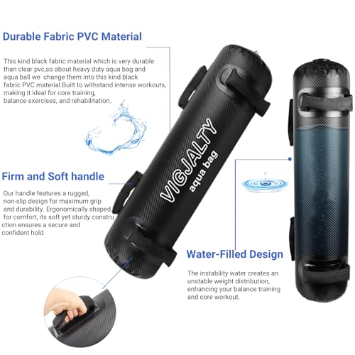 Heavy Aqua Bag - Water Weight Bag for Core & Balance Training Up to 49 lbs