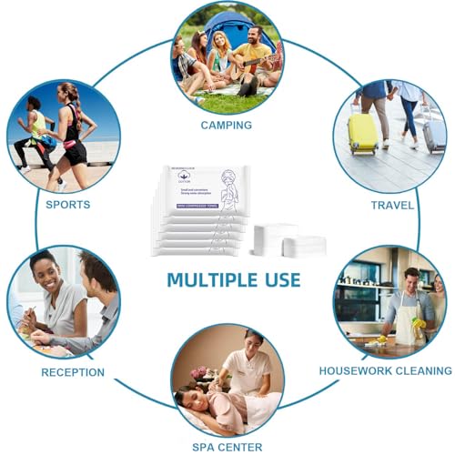 30 Pack Disposable Washcloths for Travel Compressed Towels Tablets - size: S size-30pcs 11.8"x9.5"