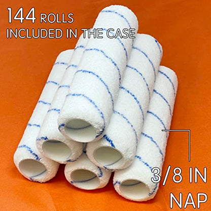 Allgala 144 Piece Case Lot 9 Inch Shedless Microfiber Paint Roller Covers - TH10310 - size: 9" Microfiber (Pack of 144)