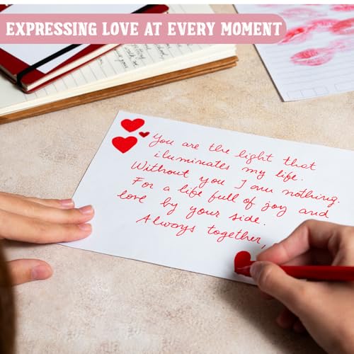 100 Pack 5x7 Inch Blank Watercolor Cards with Envelopes, Heavyweight 140lb Greeting Cards with 5pcs Heart-Shaped Metal Stickers and 10pcs Gold-Stamped Thankyou Envelope Sealing Stickers