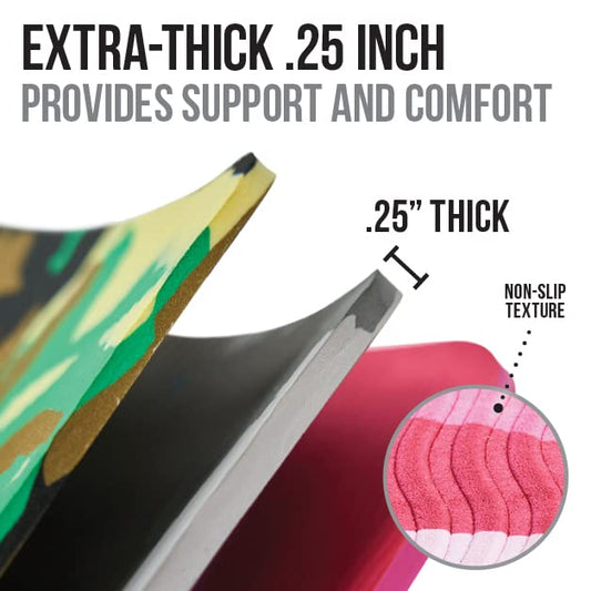 Eco Friendly Yoga Mat Made From A Premium TPE Material | That provides non-slip texture perfect for indoor and outdoor workouts. Great for hot yoga, pilates, and Bikram - color: Pink