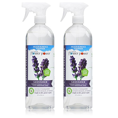 All-Purpose Cleaner Concentrate - Makes 32 Fl Oz Just Add Water - Multi-Surface Cleaning Spray, Non-Toxic, No Harsh Fumes or Chemicals, Child & Pet Safe - Lavender