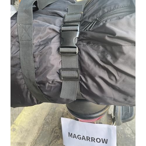 MAGARROW 1.5" Utility Luggage Straps with Buckle Adjustable, 4-Pack (Black, 1.5 in x 8 ft) - color: Black, size: 1.5 in x 8 ft