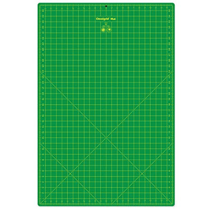 Omnigrid Self-Healing Cutting Mat - 24'' x 36'' Inch Precision Fabric Cutting Mat with Durable Surface for Quilting, Sewing & Crafts | Precision Fabric Cutting Mat with Durable Surface for Quilting, Sewing & Crafts - size: 37.1"L x 25.2"W
