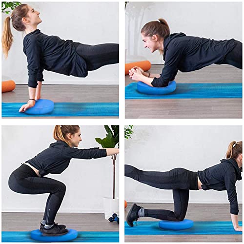 Foam Balance Pad,5BILLION Stability Pad for Physical Therapy,Non-Slip Exercise Balance Pad for Balance workouts,Yoga Knee Pad for Gym Fitness Stretching Pilate - size: Blue-Oval