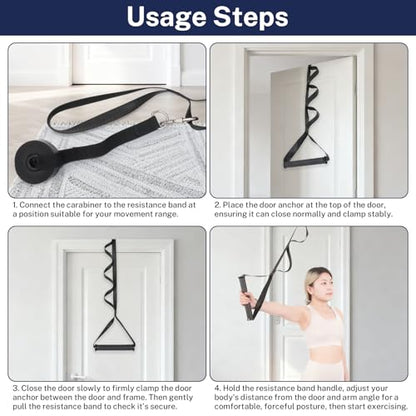 Elastic Yoga Strap with Multiple Loops for Leg & Back Stretching, Aids Rehab, Mobility & Post-Workout Recovery