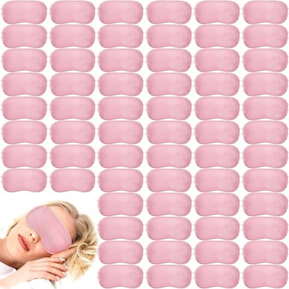 Tarpop 200 Pcs Eye Masks Adjustable Sleeping Mask, Pink - color: Pink