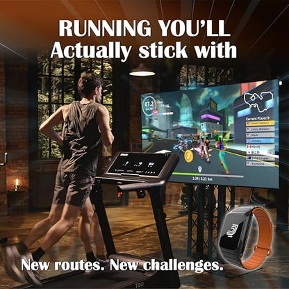 JMATE2 Smart Fitness Band, Train, Track & Compete in One System, Interactive Motion Training, 24/7 Activity, Heart Rate & Sleep, 100+ Sports Modes, No Subscription
