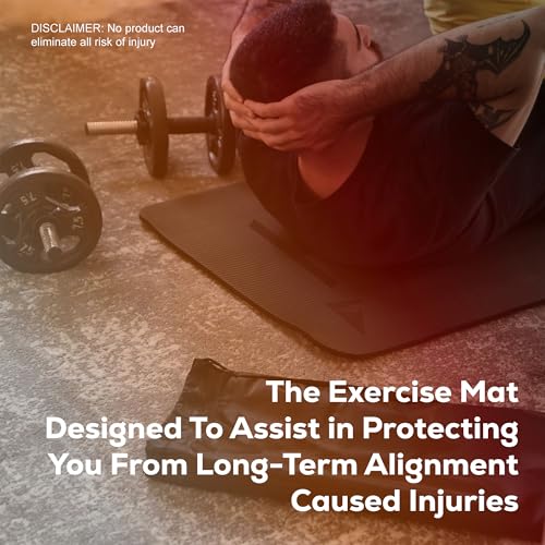 BodyForge Yoga Mat Thick Exercise Mat Thick Non-Slip Extra Thick High-Density Pilates & Resistance Bands Exercise Bands Workout Bands Resistance Bands Exercising Bands Men and Women Work Out Bundle - color: Purple