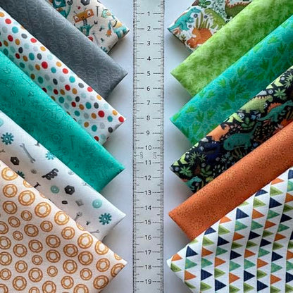 Mixed Pattern Cotton Fabric Bundle – 60 Pre-Cut Squares (8×8 inch), 100% Cotton 140 GSM, Eco Digital Print, Made in Turkey - color: Boys Fun Pack, size: 60pcs 8x8 inch