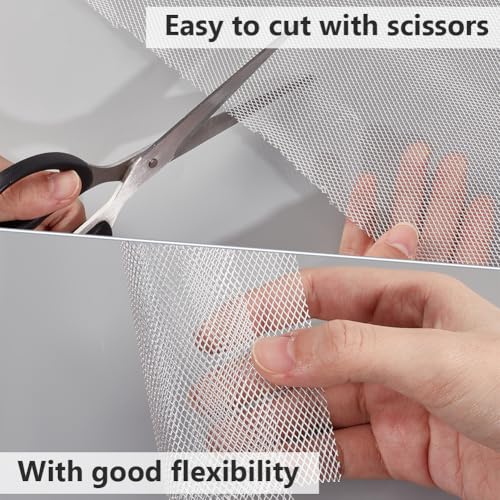 OLYCRAFT 3m/9.8 Ft Aluminum Sculpting Wire Mesh 11.8 Inch Aluminum Wire Mesh Roll for Sculpting Clay Craft Wire Mesh Metal Mesh Sheet Sculpting Mesh Roll Mesh Screen for Arts and Craft