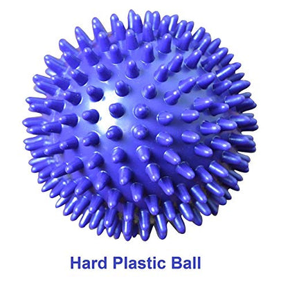 Massage Ball Set - Set of Four, with Varying Densities and Sizes, for Yoga/Trigger Point Self Myofascial Release/Muscle Tension Relief
