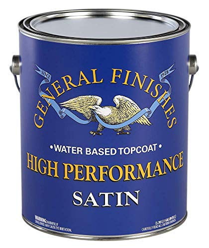 General Finishes High Performance Water Based Topcoat, 1 Gallon, Satin - color: Satin, size: 1 Gallon