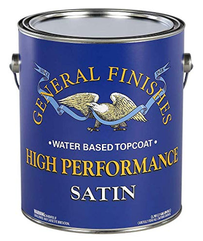 General Finishes High Performance Water Based Topcoat, 1 Gallon, Satin - color: Satin, size: 1 Gallon